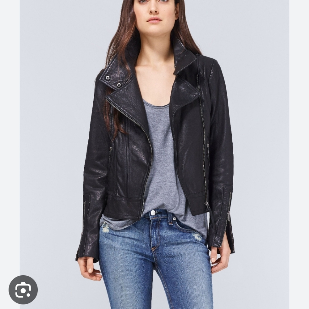 Mackage x Aritzia Kenya leather jacket xxs